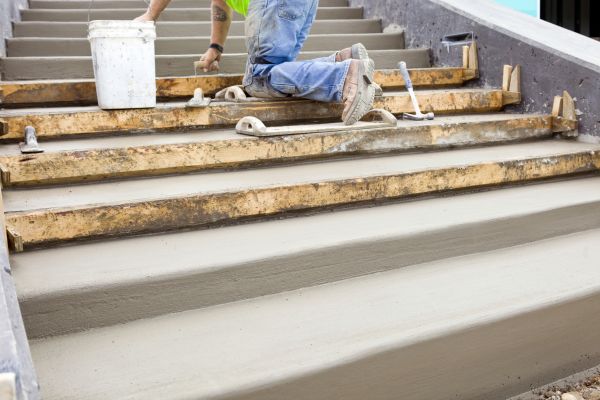 Concrete Steps Pouring in Plainfield