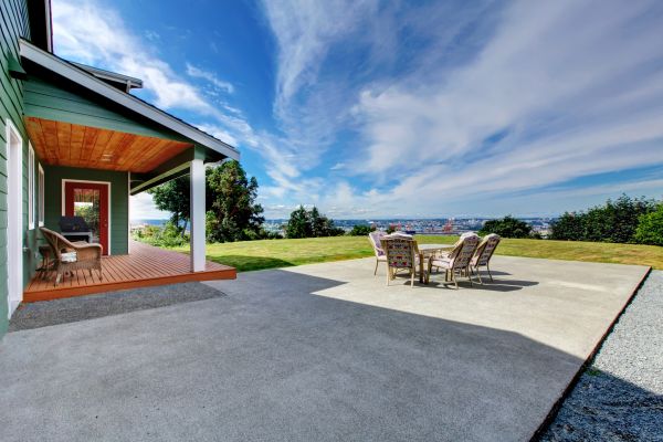 Backyard Concrete Paving in Plainfield