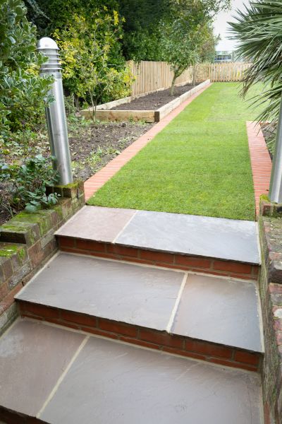 Backyard Steps Installation in Plainfield