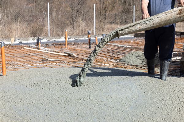 Pole Barn Slab Pouring in Plainfield