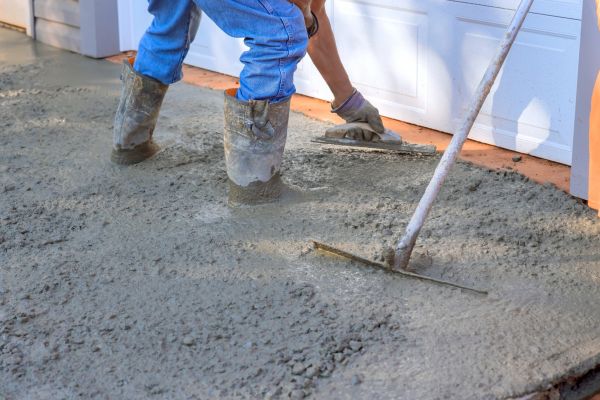 Driveway Slab Construction in Plainfield