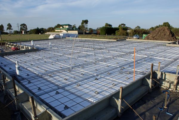Barn Pad Construction in Plainfield