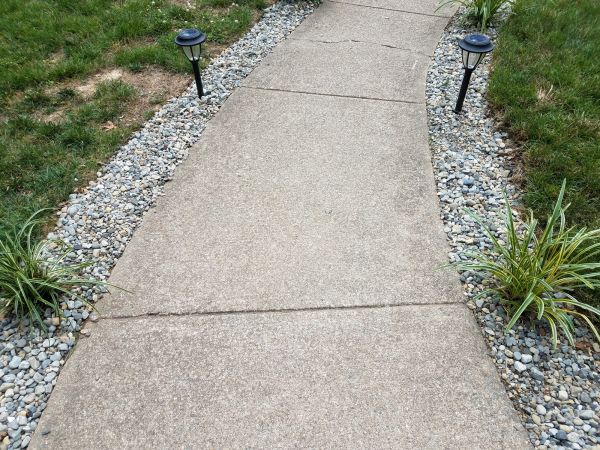 Cement Path Construction in Plainfield