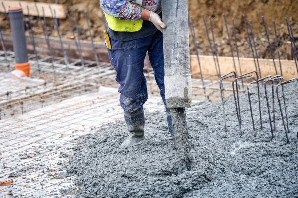 Cabin Foundation Pouring in Plainfield