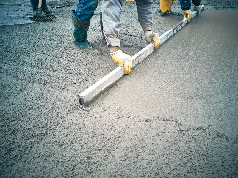 Early Spring Concrete Installation